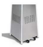 Crown Verity CV-2660-SS Tower Patio Heater, Propane C/W Reflectork,CRO-CV-2660-SS, Chef's Deal